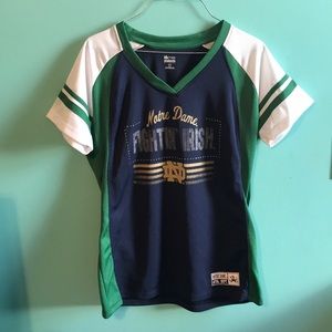 Notre dame jersey like top